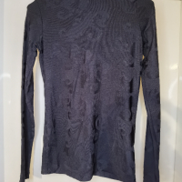 Черно релефно поло Corso Italia, снимка 16 - Блузи с дълъг ръкав и пуловери - 44956083