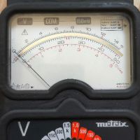 Измервателен уред волтметър Metrix MX 125, снимка 5 - Други инструменти - 45481107