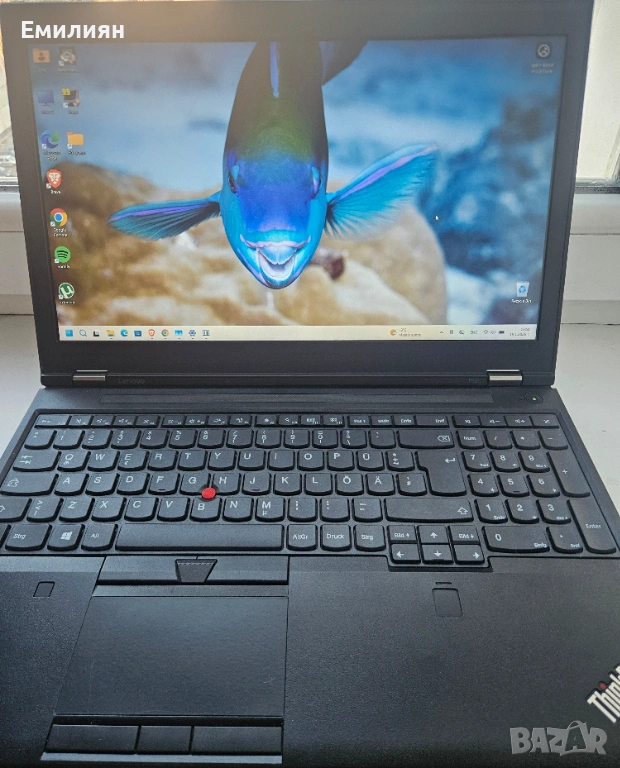 Lenovo  ThinkPad P50 Mobile Workstation i7 QuadCore 32Gb DDR4 Nvidia Quadro 4GB SSD отлична батерия, снимка 1