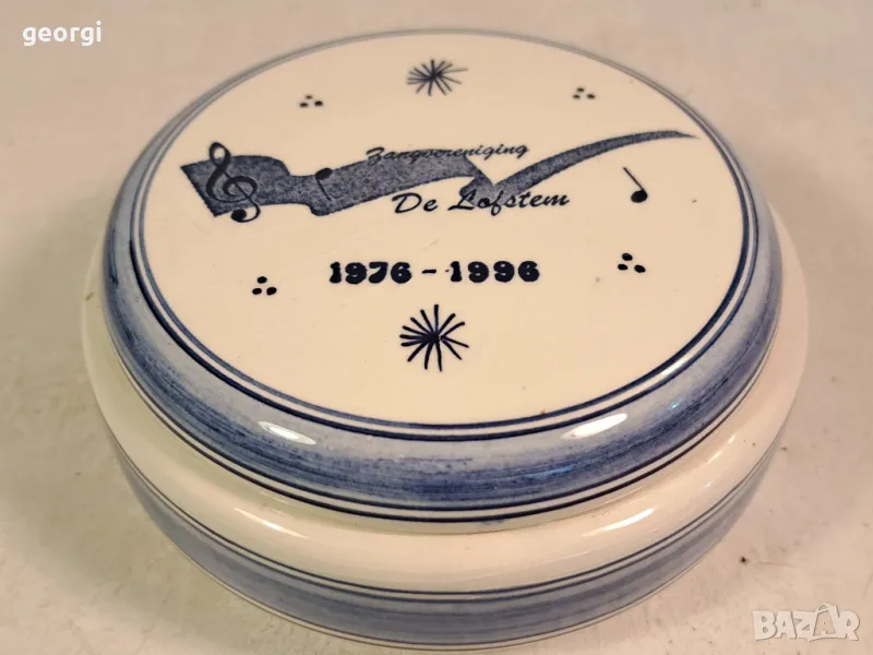 холандска порцеланова бижутерка  Delft  19/5, снимка 1