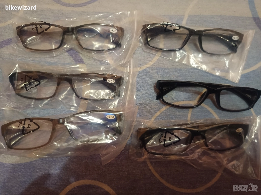 Очила за четене 6 броя +4.50 НОВИ, снимка 1