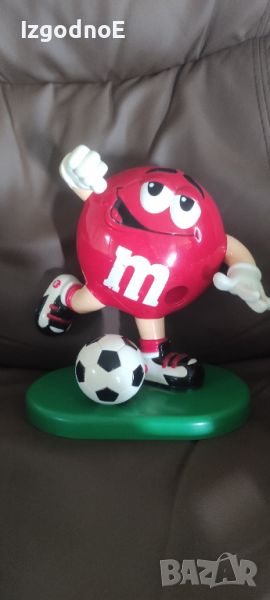 &M'S - Promotional - M&M'S Character Football Player Dispenser - 1990-1999 - Germany Ретро MM, снимка 1