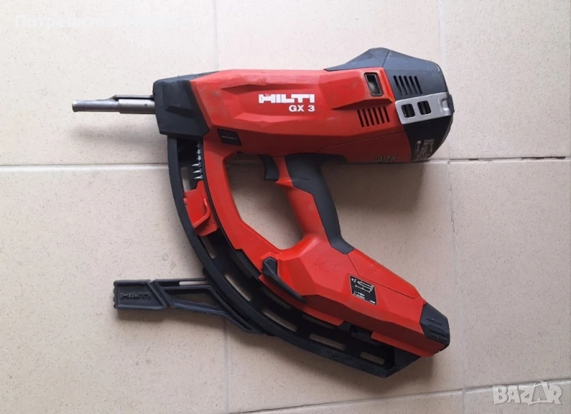 Пушка такер за директен монтаж с пирони за метал и бетон Hilti GX3, снимка 1