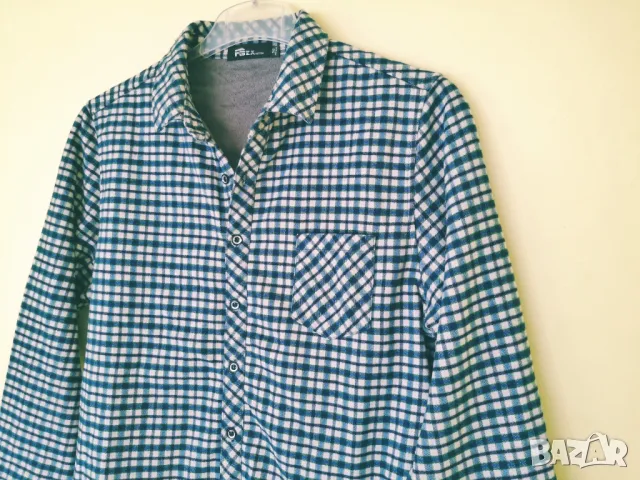 🏕️ FGZX Mountain Flannel Shirt — хибридна мъжка поларена риза яке, снимка 1