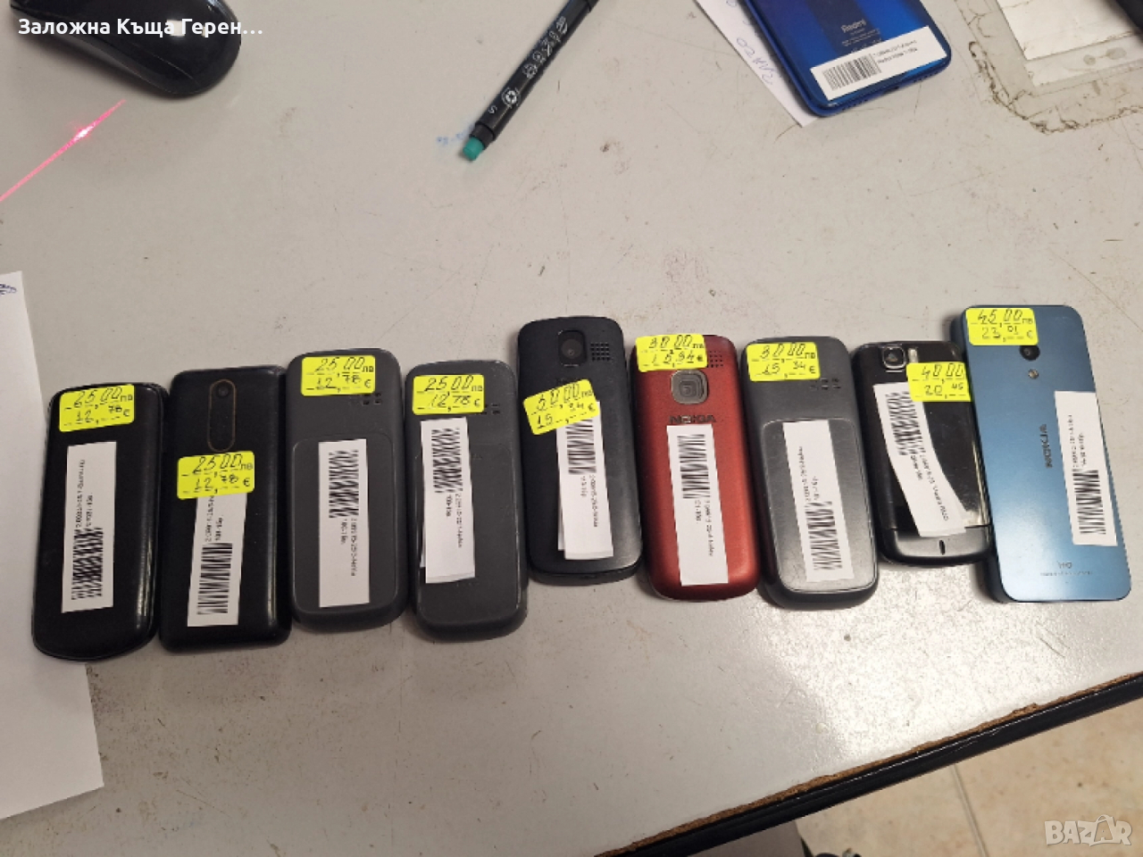 Телефон с копчета - Nokia 100 / 101 / C1 / 6600 , снимка 1