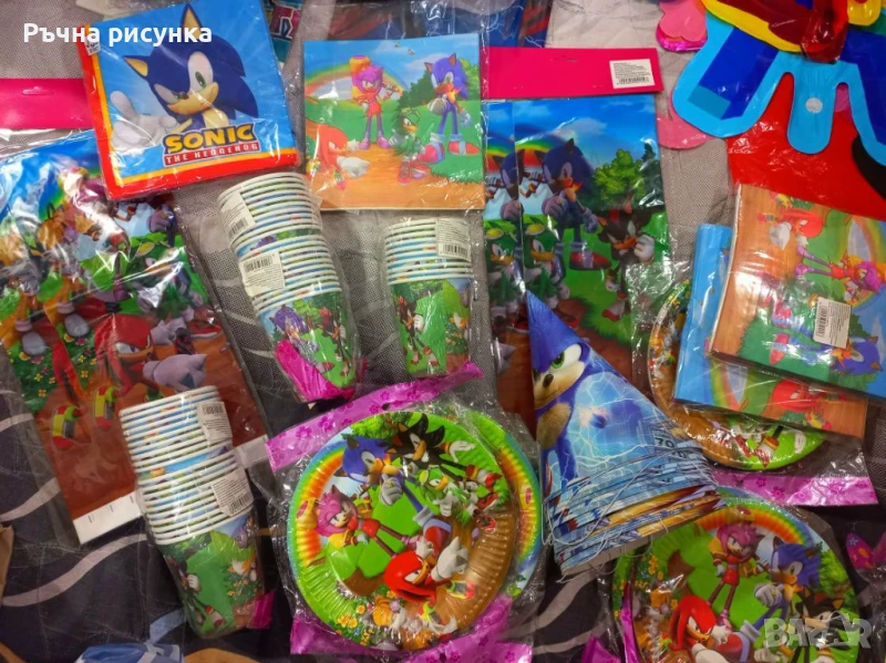 Украса тема Соник, снимка 1