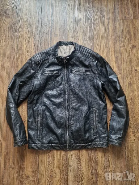 Страхотно мъжко кожено яке ANGELO LITRICO размер L , снимка 1