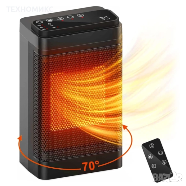 Вентилаторна печка HotVex Ceramic, 1500W, компактна, снимка 1