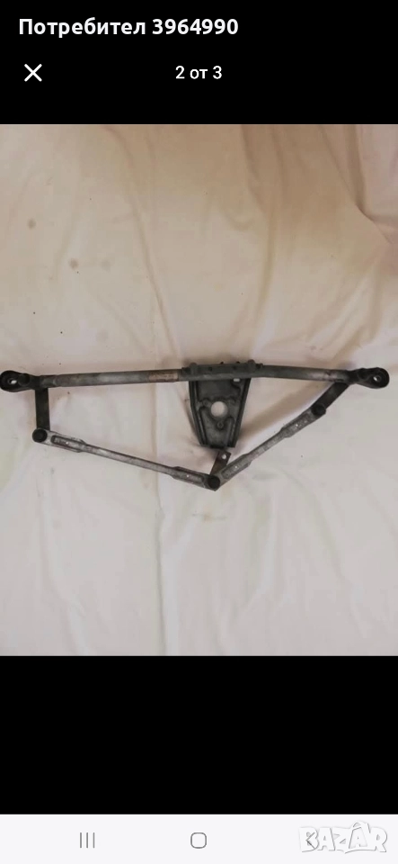 Лостов механизъм за задвижване на чистачките отпред на Рено Клио 2 1998/2005г , снимка 1