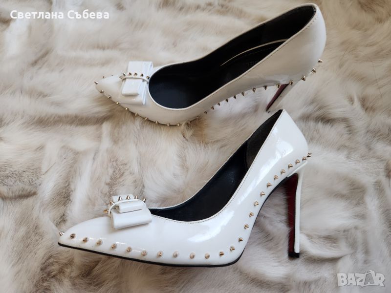 Бели елегантни обувки , снимка 1