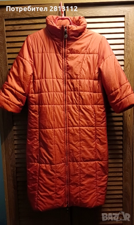 Дълго капитонирано палто, снимка 1