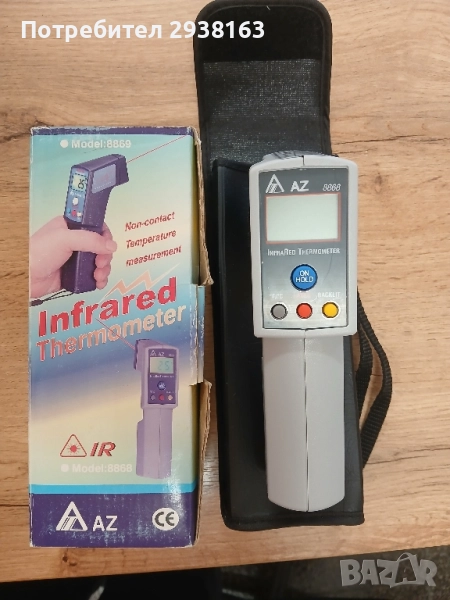 Инфрачервен термометър , снимка 1