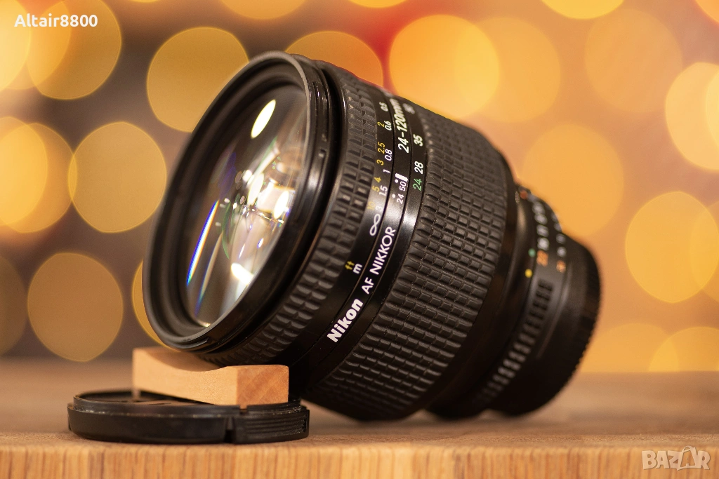 Nikon AF 24-120mm f/3.5-5.6D Nikkor обектив Никон, снимка 1