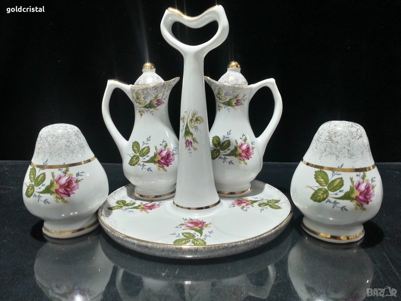 Стар полски порцелан комплект за подправки , снимка 1