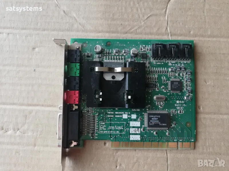 Звукова карта Creative Labs S3300 Audio SBPCI 128 4.1 PCI, снимка 1