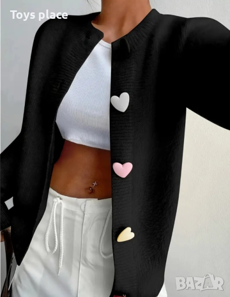 Нова XL мека жилетка с интересни копчета, снимка 1