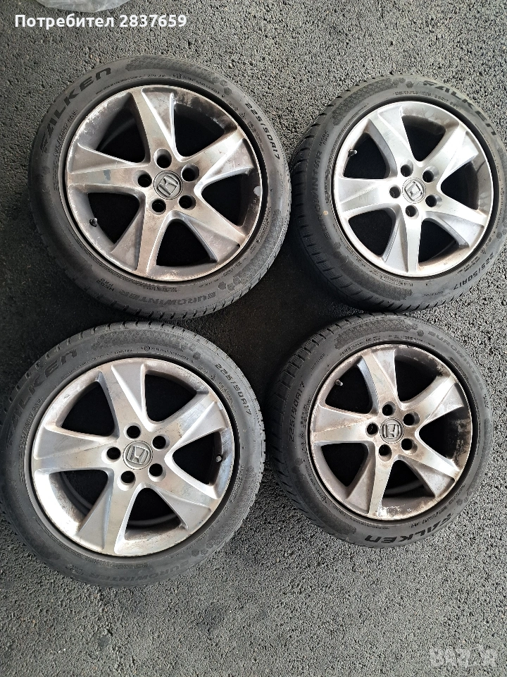 17 цола за Хонда-Гуми -ДОТ-2024, снимка 1