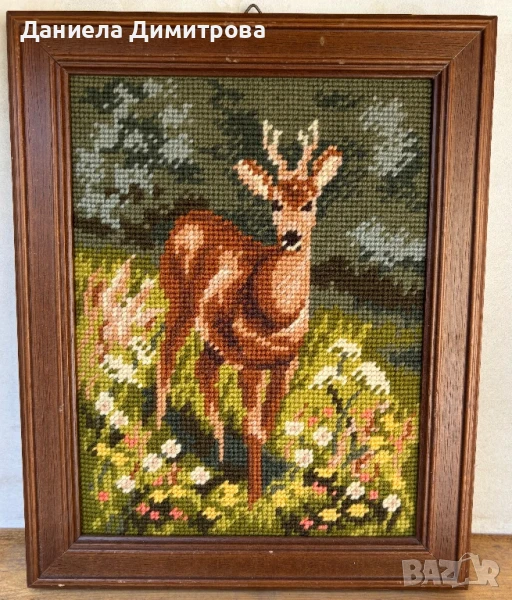 Гоблен, елен, снимка 1