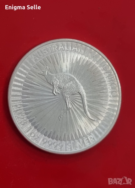 Сребърна монета „Австралийско кенгуру“ 2023 , снимка 1