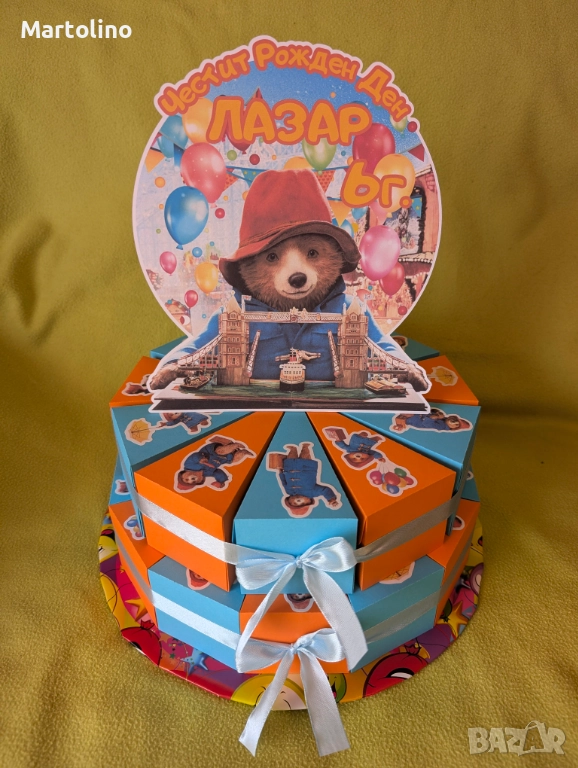 Картонена торта Падингтън, снимка 1