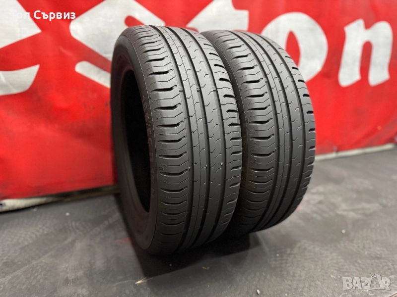 185 55 15, Летни гуми, Continental ContiEcoContact5, 2 броя, снимка 1