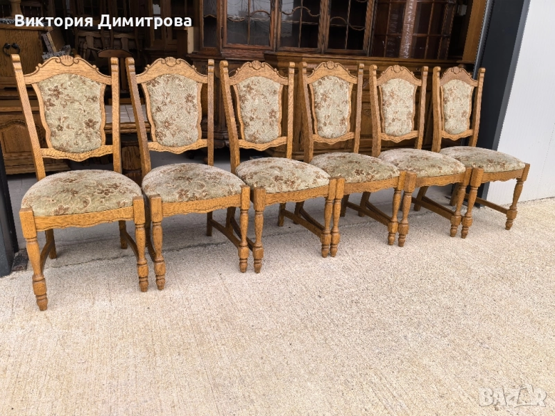 Комплект от 6 трапезни стола , снимка 1