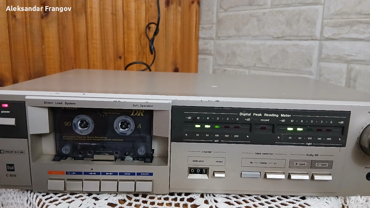 DUAL C 808 касетъчен дек, снимка 1