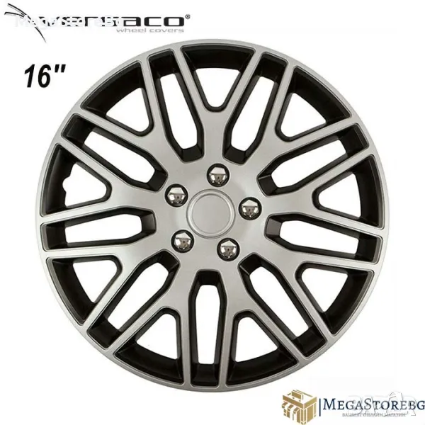 Тасове за джанти 16'' Versaco Dakar NC SilverBlack, снимка 1