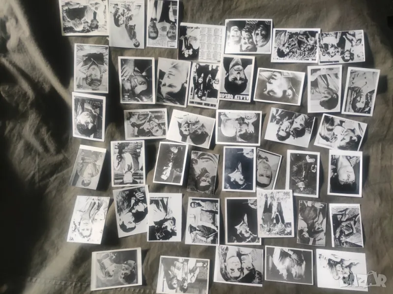 Продавам малки картички Ален Делон НРБ, снимка 1