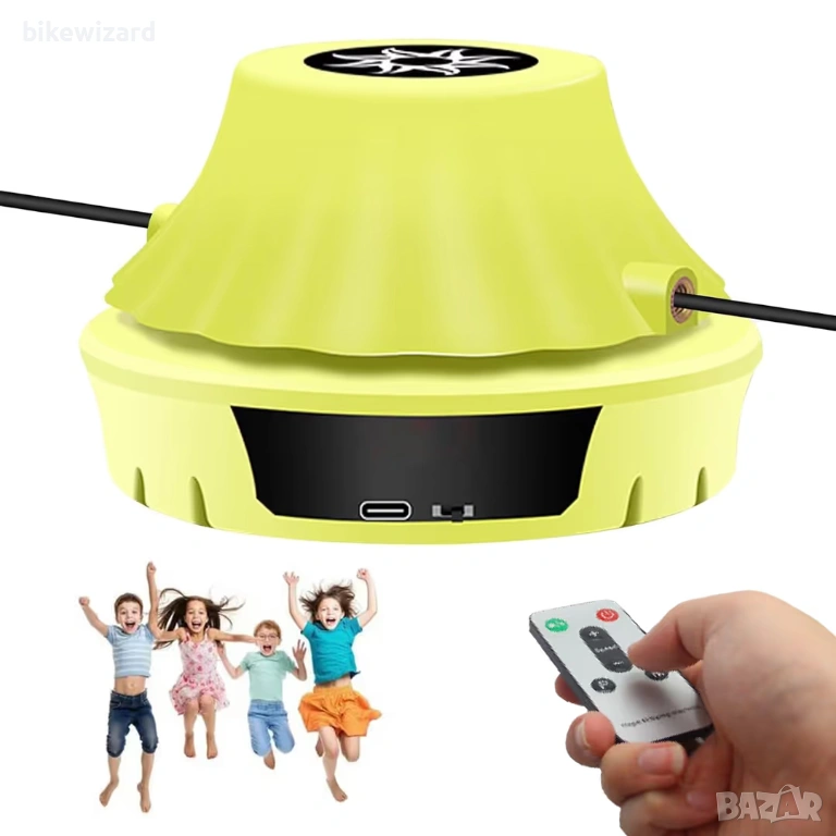 Електронно въже за скачане с регулируема скорост и LED дисплей  дистанционно управление С ПРОБЛЕМ, снимка 1