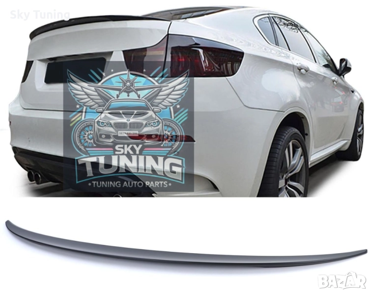 Лип спойлер багажник BMW E71 X6 серия lip spoiler M бмв Е71 х6, снимка 1