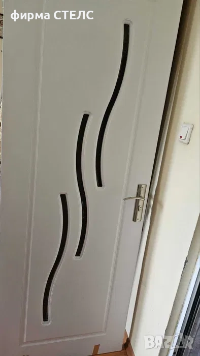 Чисто нова интериорна врата Garant (70 см) – Бяла със стъкло, ДЯСНА, снимка 1