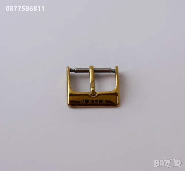 ОРИГИНАЛНА ЗЛАТИСТА КАТАРАМА ЗА ЧАСОВНИК EDEN ТОКА БЪКЕЛ ЧАСОВНИЦИ СТЪКЛО БАТЕРИЯ ПАТЕНТИ , снимка 1