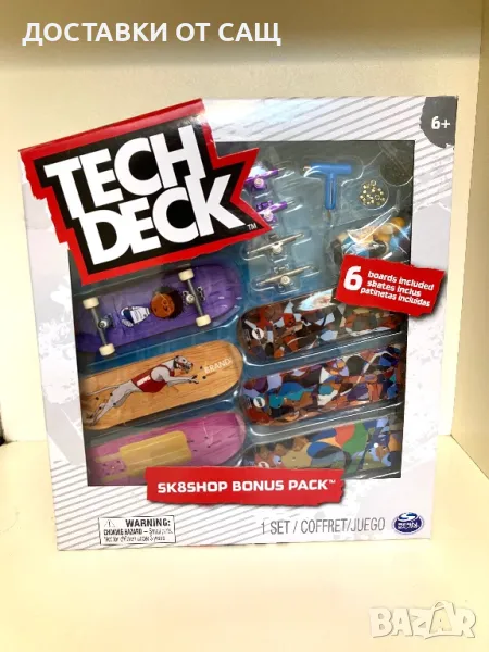 Комплект 6 скейтборда Teck Deck, снимка 1