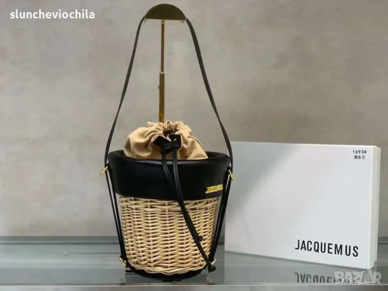 Дамска чанта Jacquemus Le panier Seau bucket bag, снимка 1