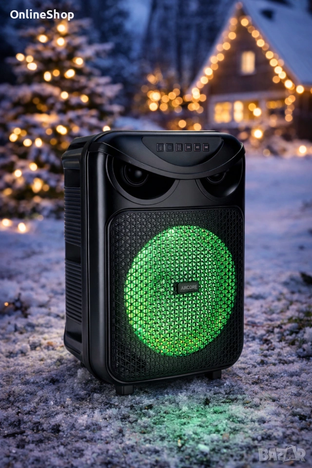 Преносима 8" караоке тонколона с Bluetooth, снимка 1