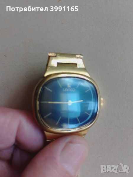 Швейцарски позлатен часовник Ланко,идеално работещ., снимка 1