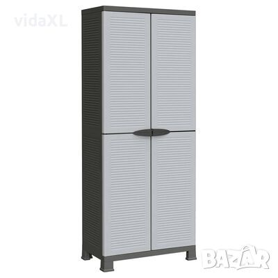 vidaXL Пластмасов шкаф, 68x39x171,5 см(SKU:337902, снимка 1