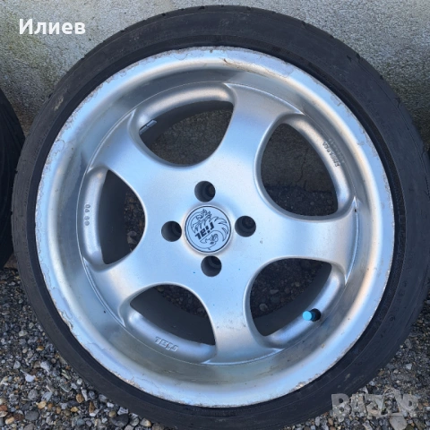 Алуминиеви джанти с гуми 4х100, снимка 4 - Гуми и джанти - 53827160