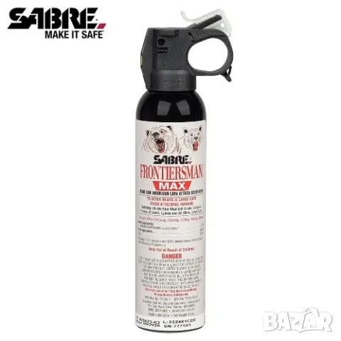 Спрей за защита от мечки и големи котки Sabre Frontiersman MAX