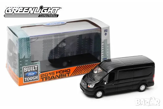 Ford Transit 2015 Greenlight 1:43 цвят черен, снимка 1 - Колекции - 48290754