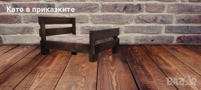 Дървено легло за коте и куче Легло от дърво за кучета и котки, снимка 3 - Други стоки за животни - 39525006