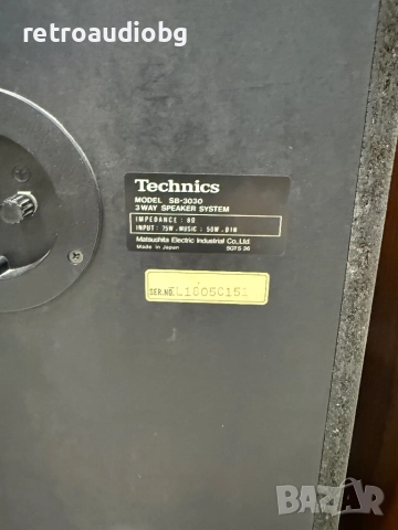 🔊Ретро трилентови тонколони Technics SB-3030 - 50-70W - 8 ома🔊, снимка 7 - Тонколони - 51703806