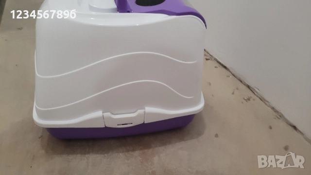 закрита котешка тоалетна с филтър, снимка 4 - За котки - 51793516