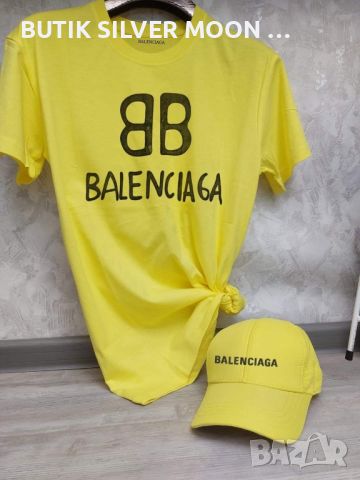 Дамски Памучни Тениски 💥XS-3XL💥 BALENCIAGA , снимка 3 - Тениски - 46634920