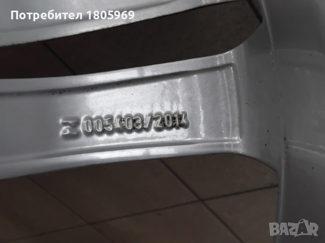 4бр. ал. джанти Audi (оригинални) 7,5x18 , 5x112 , ET51 централен отвор 57,1мм, снимка 8 - Гуми и джанти - 53560876