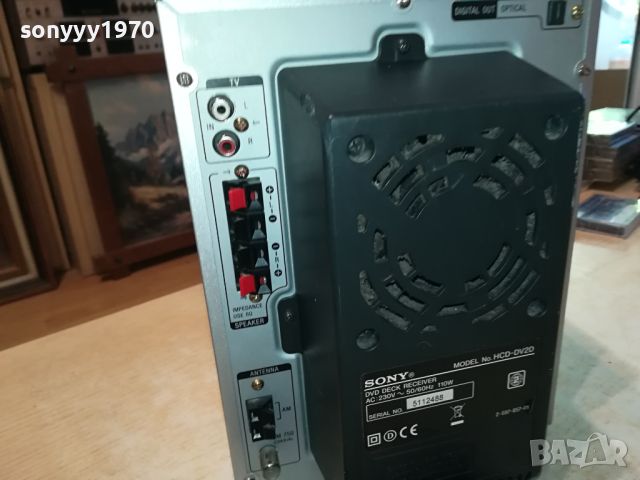 SONY DVD DECK RECEIVER-OPTICAL OUT/AUX 0805241131LNWC, снимка 16 - Ресийвъри, усилватели, смесителни пултове - 45632448