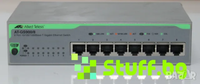 Суич Allied Telesis AT-GS900/8, снимка 2 - Суичове - 49660738