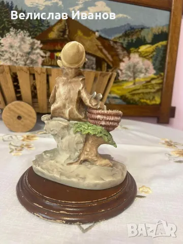 Стара антикварна фигурка Belcari , Capodimonte., снимка 6 - Колекции - 49969542