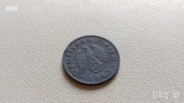 1 райхспфениг 1943 А Германия - Трети Райх - №2, снимка 1